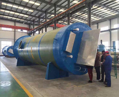 一體化預制泵站生產現(xiàn)場